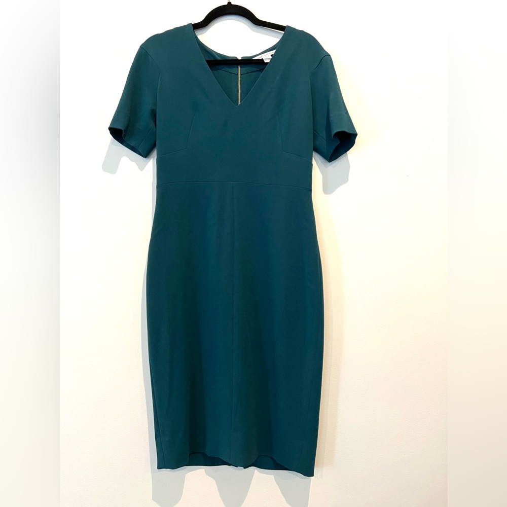 DVF Teal Dress